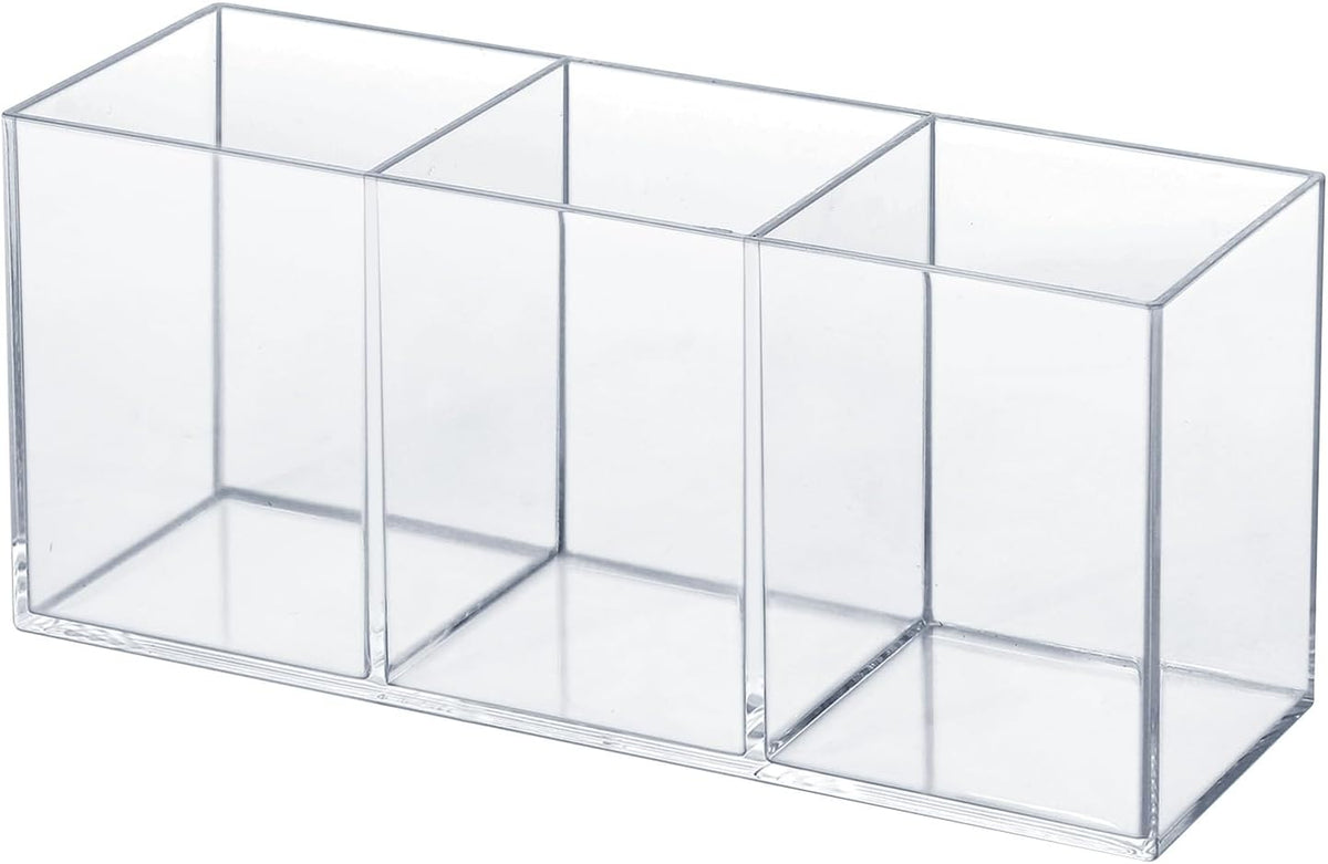 Clear Four-Compartment Countertop Caddy - main view