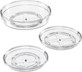 Clear Rotating Cabinet Trays, 3-Pack - main view