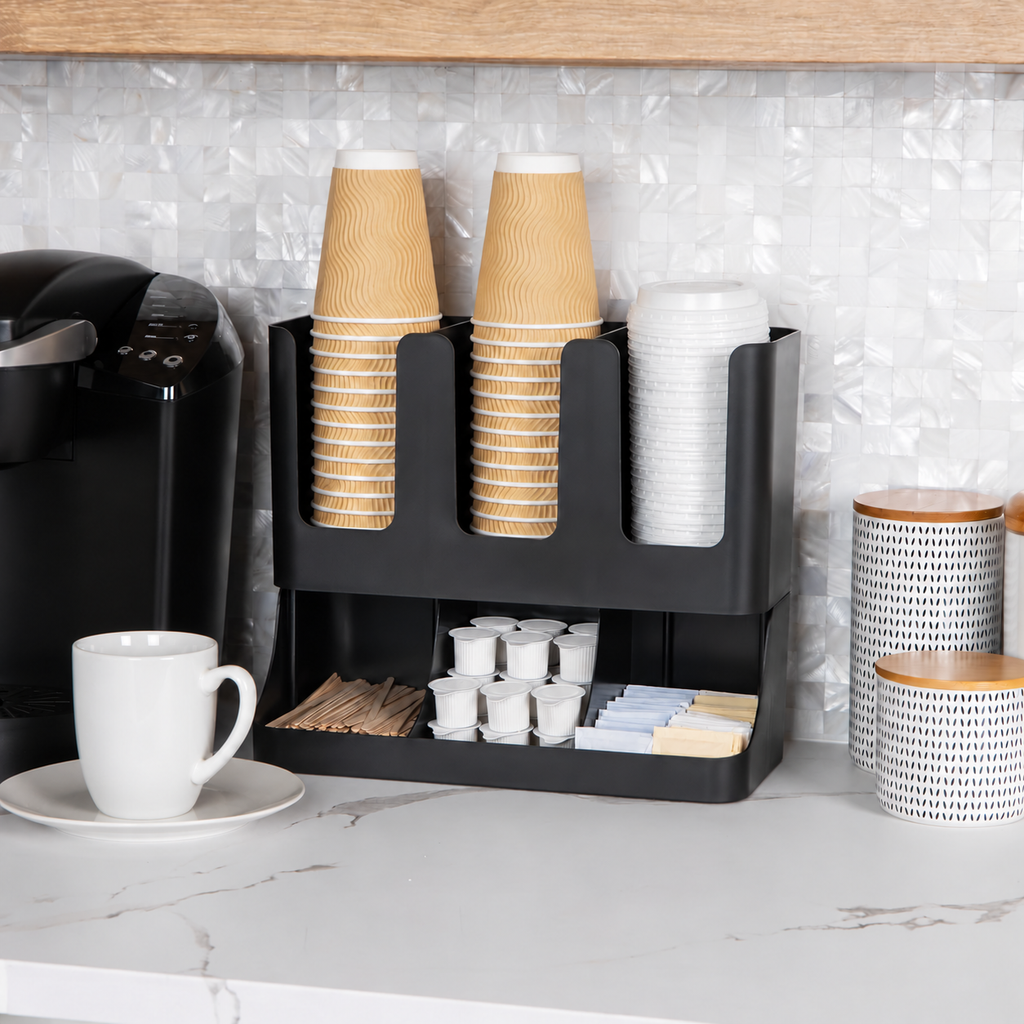 Six-Compartment Countertop Cup Organizer - view 2
