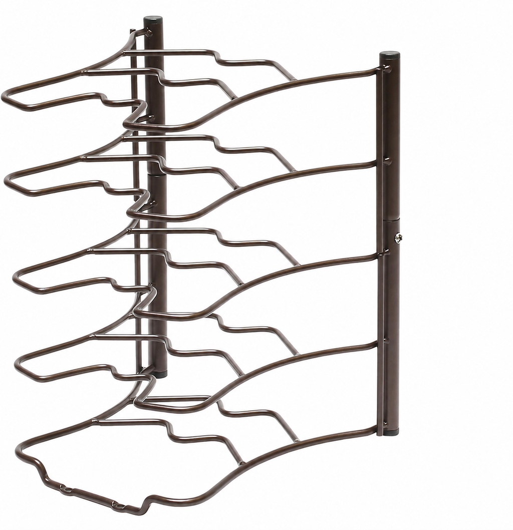 Bronze Alloy-Steel Pan Organizer Rack - main view