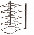 Bronze Alloy-Steel Pan Organizer Rack - main view