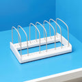 Adjustable Cabinet Bakeware Organizer with Seven Dividers - main view
