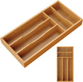 Small Bamboo Cutlery Drawer Tray - main view