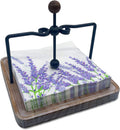 Wooden Table Napkin Holder with Weighted Arm - main view