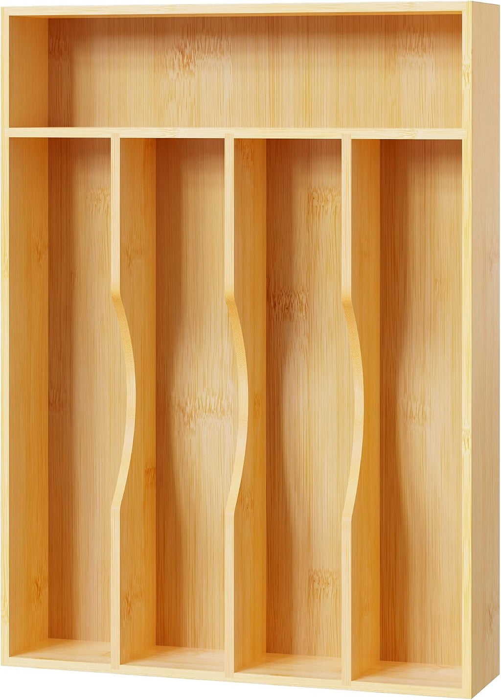 Narrow Five-Compartment Cutlery Drawer Tray - main view