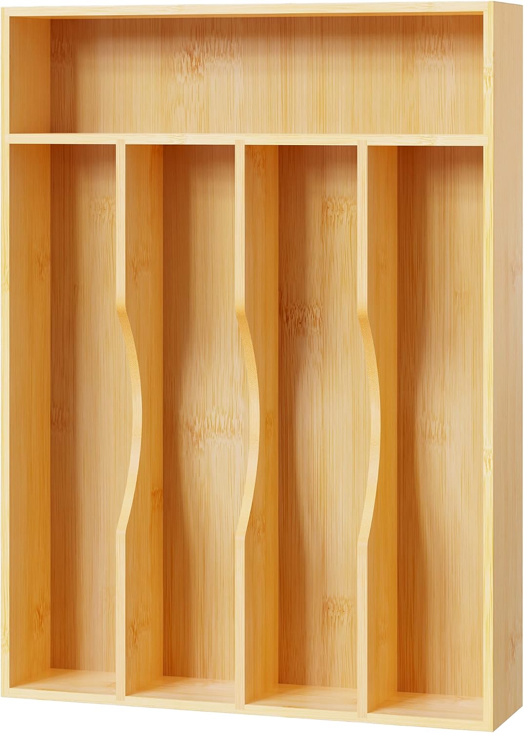 Narrow Five-Compartment Cutlery Drawer Tray - main view