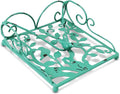 Rustic Green Metal Table Napkin Holder - main view