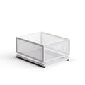 White Pull-Out Cabinet Basket Organizer - main view