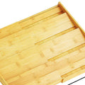 Expandable Four-Tier Bamboo Spice Drawer Organizer - main view