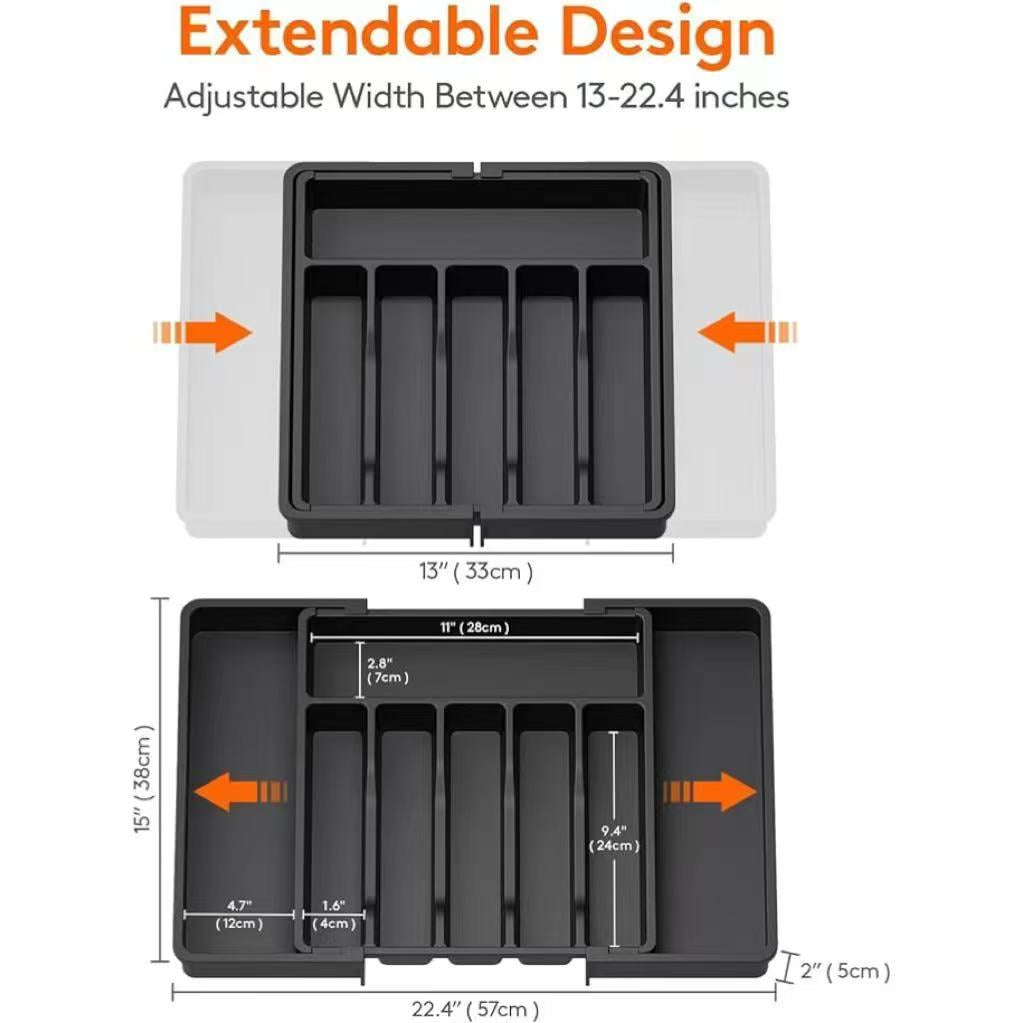 Expandable Cutlery Drawer Organizer - view 2