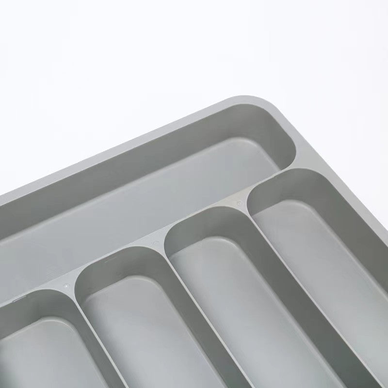 Gray Expandable Cutlery Drawer Organizer - view 2