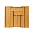 Expandable Bamboo Cutlery Drawer Tray - main view