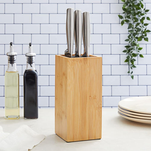 Bamboo Countertop Knife Block - view 2